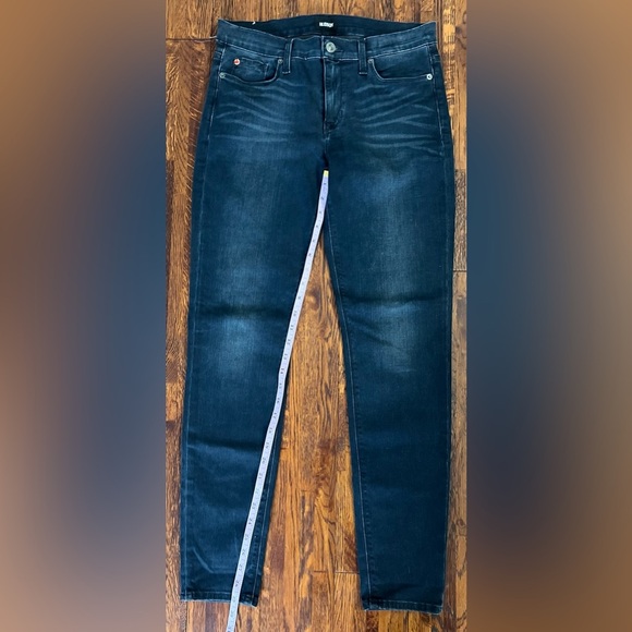 HUDSON Niko Mid-rise Super Skinny Ankle Jean in Obsess (dark wash) Size 28 - Picture 6 of 13